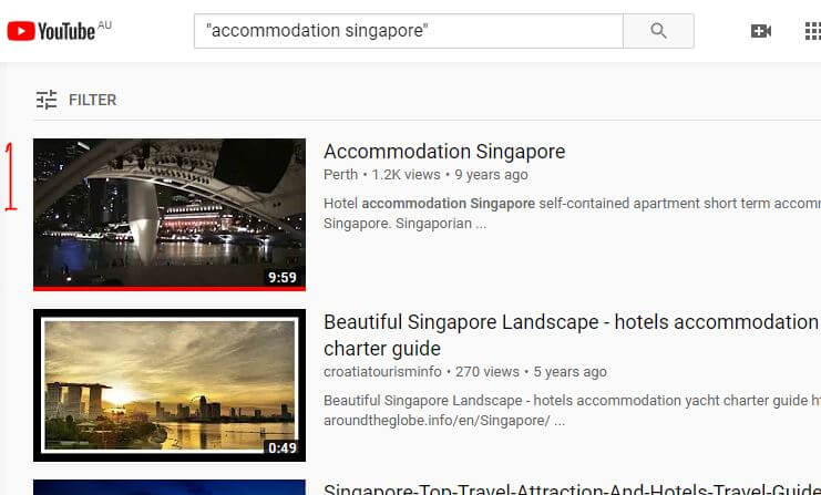 accommodation video marketing singapore