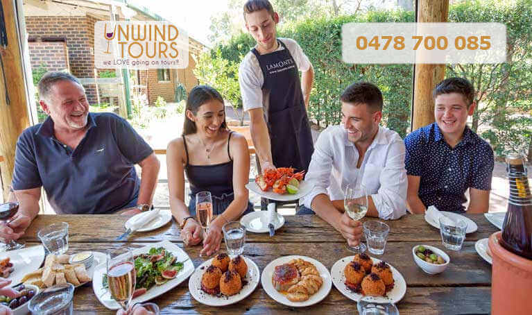 Guided wine tour of the Swan Valley in Perth with lunch and local wine.