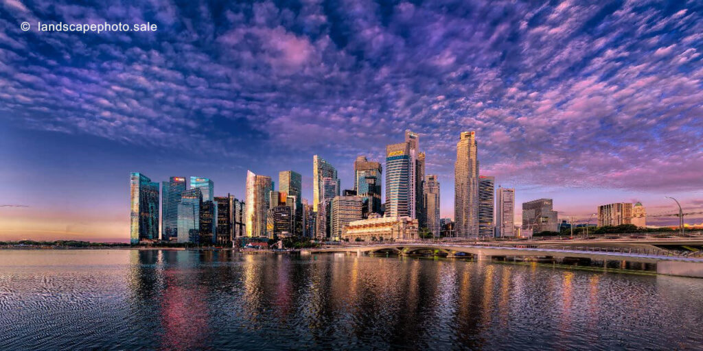Professional Photo Singapore City Buildings